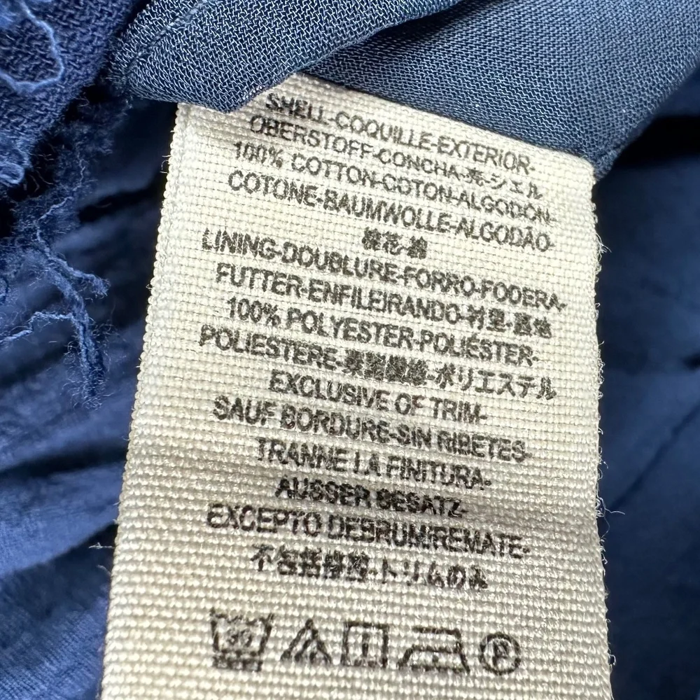 Free People Navy Blue Dress With Lace Arms‎ Size 4
